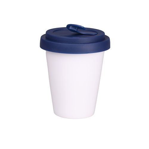 Mug Freedom Small Lock 200ml white/navy blue Mug Freedom Small Lock 200ml white/navy blue