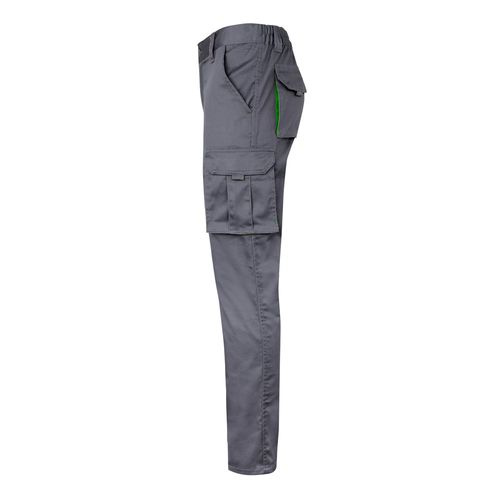 VL FIDES. Two-tone, multi-pocket stretch trousers (240g/m²), in cotton (46%), EME (38%) and polyester (16%) VL FIDES. Two-tone, multi-pocket stretch trousers (240g/m²), in cotton (46%), EME (38%) and polyester (16%)