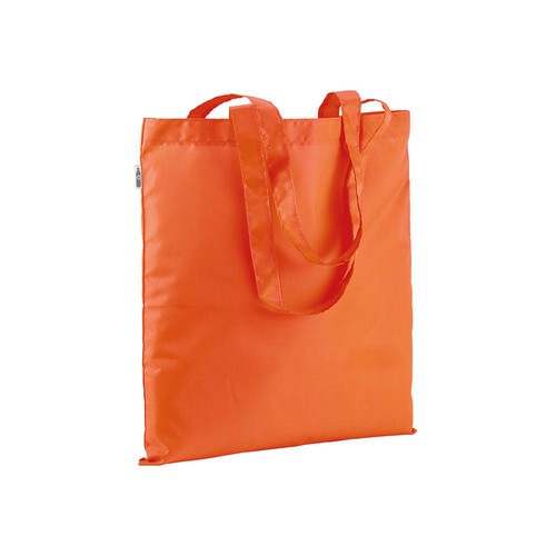 210T RPET shopping bag, long handles