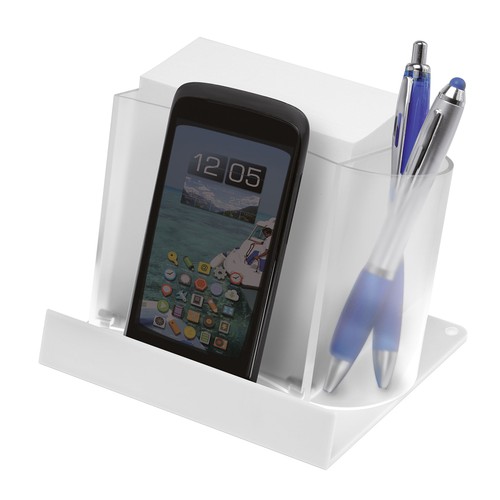Support pour Smartphone et tablette avec collecteur de fiches Support pour Smartphone et tablette avec collecteur de fiches