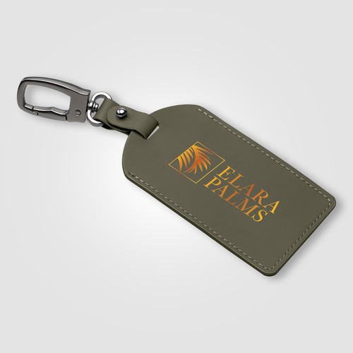 Malmö Recycled Metal Carabiner Luggage Tag - 6.5 x  17.5 cm