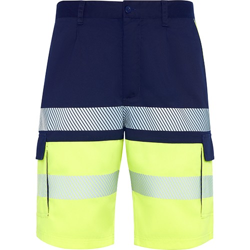 korte broek met reflecterende strepen