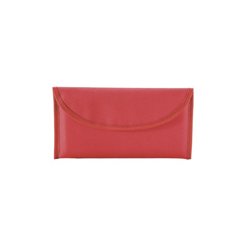 600D polyester document pouch with two pockets and velcro closure