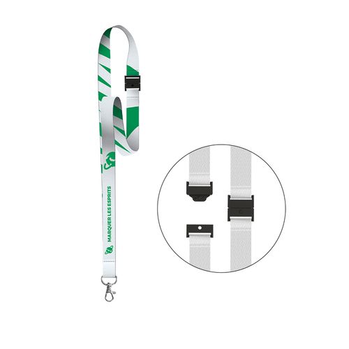 LANYARD – SINGLE-SIDED PRINT WITH SAFETY BREAKAWAY