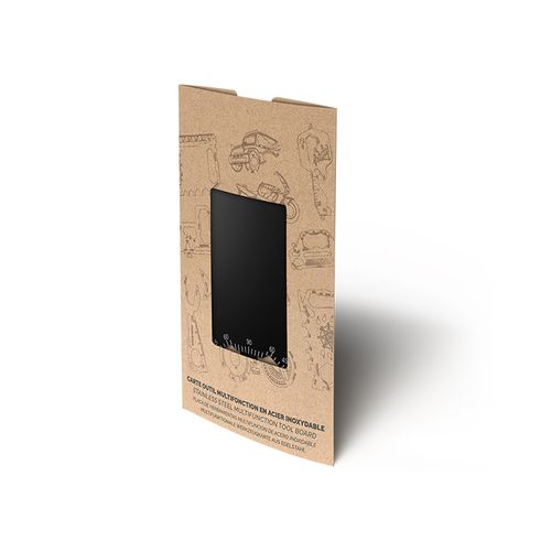 TARJETA HERRAMIENTA MULTIFUNCIÓN DE ACERO INOXIDABLE