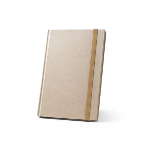 DICKINSON. Cahier A5 à couverture rigide en papier de canne à sucre (80 % canne à sucre) avec pages lignées DICKINSON. Cahier A5 à couverture rigide en papier de canne à sucre (80 % canne à sucre) avec pages lignées