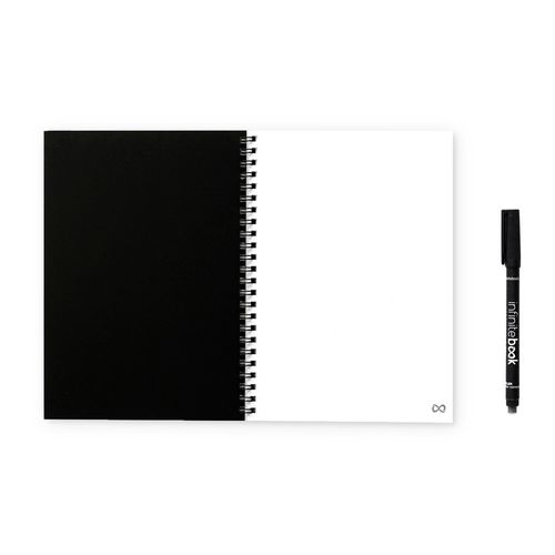 INFINITEBOOK PLAIN A5. A5 Infinitebook with flexible cover and 15 plain whiteboard pages