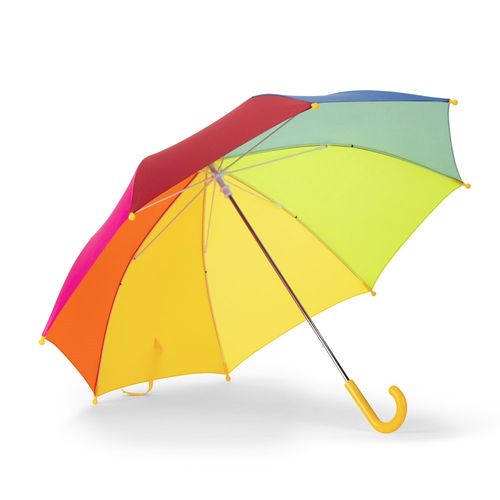OLIVIA. 19-calowy kolorowy parasol dla dzieci z poliestru 190T