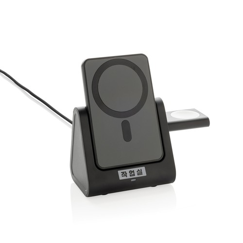 Chargeur 3 en 1 avec powerbank en plastique RCS Powerbase