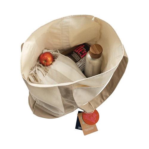 Shopper 350gm2 SHOP LOCAL in cotone riciclato AWARE™ Shopper 350gm2 SHOP LOCAL in cotone riciclato AWARE™