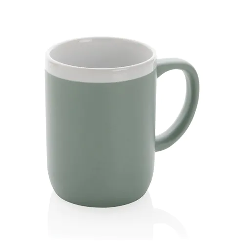 Ceramic mug with white rim 300ml Ceramic mug with white rim 300ml
