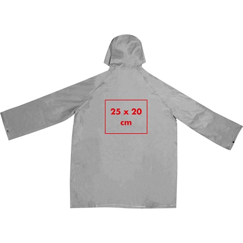 Bicolour reversible raincoat, PVC,XL