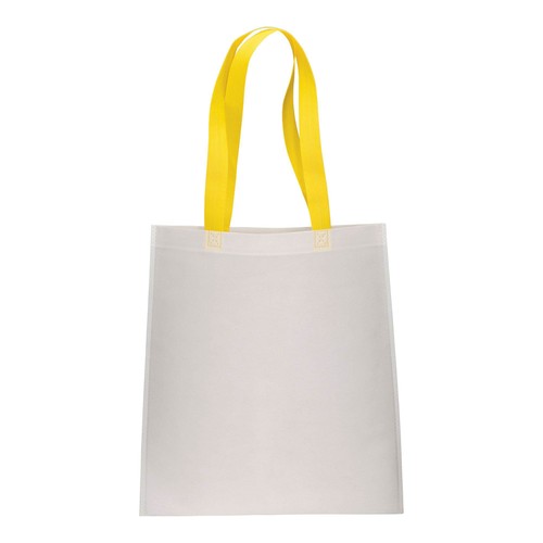 Heat-sealed 70 g/m2 non-woven fabric shopping bag, long handles Heat-sealed 70 g/m2 non-woven fabric shopping bag, long handles