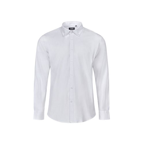 VL PRITHVI MAN. Chemise Oxford pour homme (180 g/m²) en coton (50 %), polyester (45 %) et élasthanne (5 %)