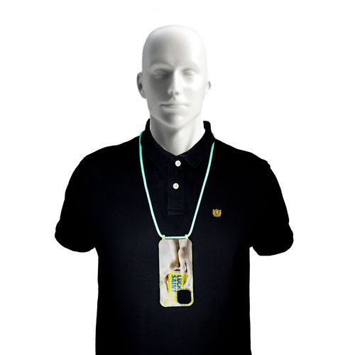 Étui pour téléphone portable avec collier et lanière