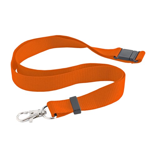 Lanyard with snap hook and safety release clasp
