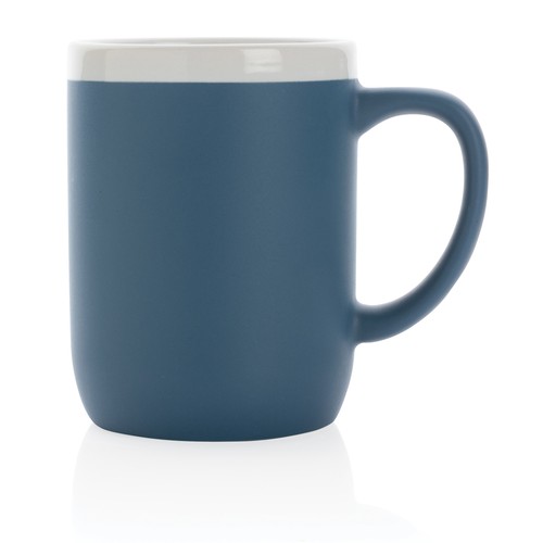 Ceramic mug with white rim 300ml Ceramic mug with white rim 300ml