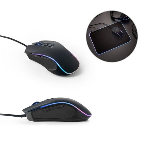 THORNE MOUSE RGB. Mouse da gioco con cavo da 1.5 m e luci LED RGB in ABS THORNE MOUSE RGB. Mouse da gioco con cavo da 1.5 m e luci LED RGB in ABS