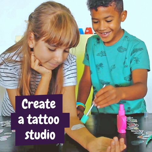 Tattoo Factory Kit I. Educatief spel voor kinderen Tattoo Factory Kit I. Educatief spel voor kinderen