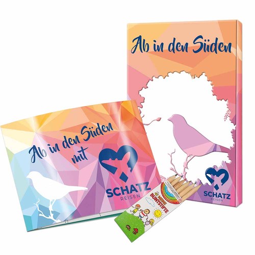 Kennisset - Onze Vogels - Set - individueel - digitale bedrukking 4/0-c Kennisset - Onze Vogels - Set - individueel - digitale bedrukking 4/0-c