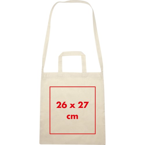 Borsa in cotone con tre manici