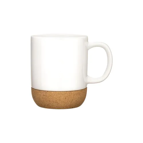 410 ml ceramic mug with separable cork base