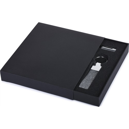 METAL AND RPET WRITING SET IN GIFT BOX