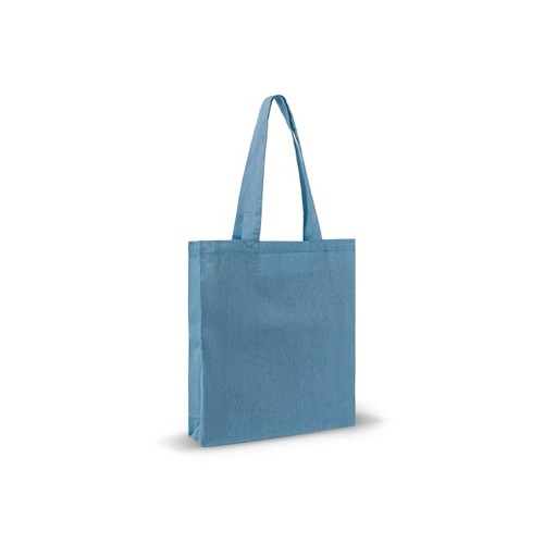 Bawełniana torba na zakupy z recyklingu 38x42x10cm Bawełniana torba na zakupy z recyklingu 38x42x10cm