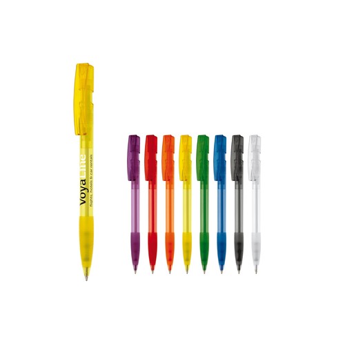 Nash ball pen rubber grip transparent