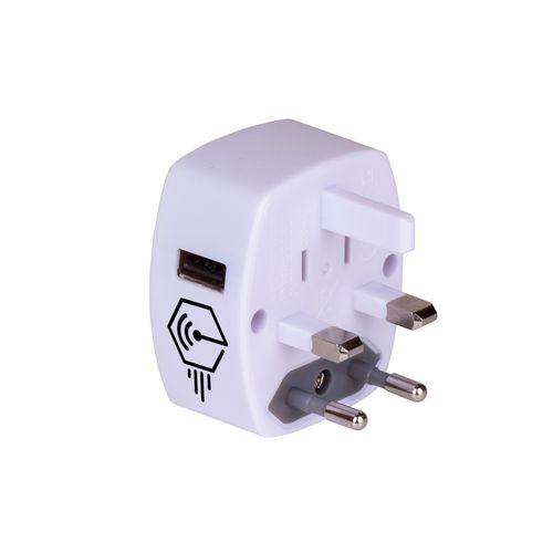 Premium Worldwide Travel Adaptor - 5-in-1 with USB