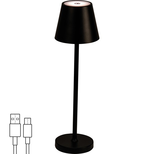 Lampe de table rechargeable avec capteur tactile - câble de chargement inclus