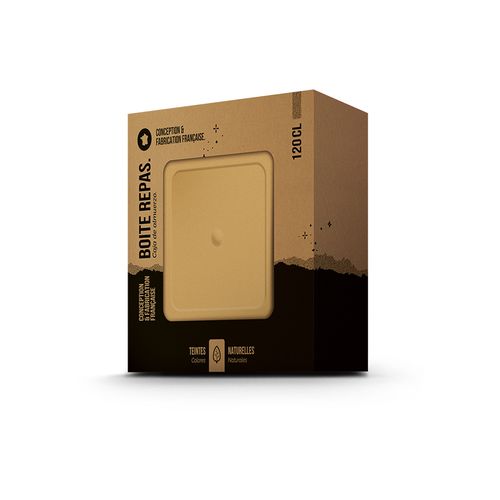 1,2L CAJA CON TAPA, CUCHARA Y TENEDOR