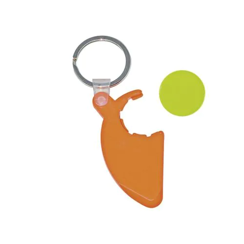 KEY-RING TOKEN HOLDER WITH SCRATCHCARD SCRAPER KEY-RING TOKEN HOLDER WITH SCRATCHCARD SCRAPER