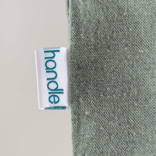 Shopper en coton recyclé 190 g/m2, anses longues, 38 X 42 cm