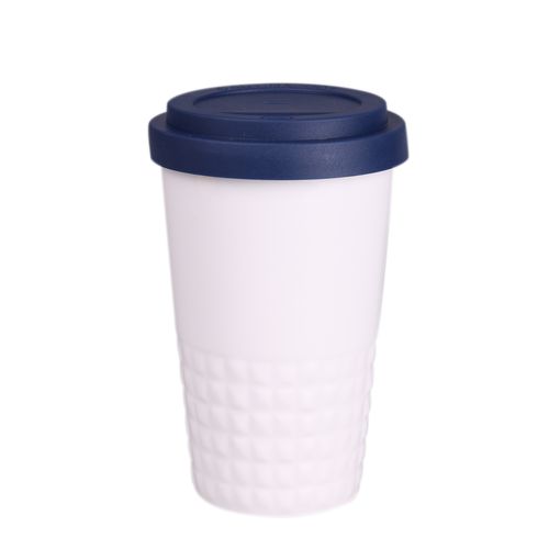 Beker Freedom Excellence Classic 280ml wit/marineblauw / donkerblauw