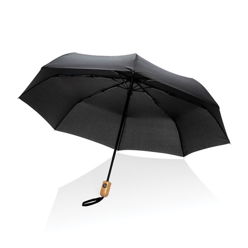 21" Impact AWARE™ RPET 190T bamboe auto open/dicht paraplu 21" Impact AWARE™ RPET 190T bamboe auto open/dicht paraplu