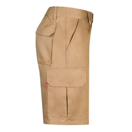 VL CHIONE. Bermuda sergé, multipoches (200g/m²), en coton (35%) et polyester (65%)