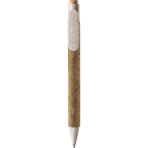 STYLO À BILLE EN LIÈGE ET PAILLE DE BLÉ+ABS