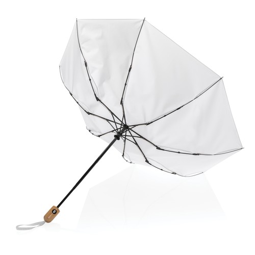 Mini ombrello bambù apri/chiudi 21" rPET 190T Impact AWARE™ Mini ombrello bambù apri/chiudi 21" rPET 190T Impact AWARE™