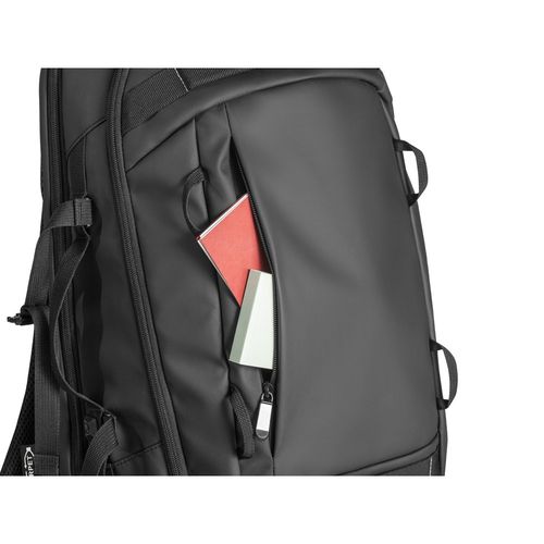 KAMPALA. Mochila para portátil en poliéster reciclado de alta densidad 900D, con revestimiento resistente al agua y forro de poliéster reciclado 210D 17'3" KAMPALA. Mochila para portátil en poliéster reciclado de alta densidad 900D, con revestimiento resistente al agua y forro de poliéster reciclado 210D 17'3"