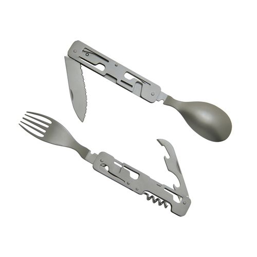 Cutlery set 'Papagayo', with neoprene pouch Cutlery set 'Papagayo', with neoprene pouch