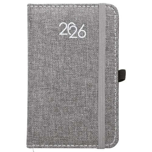 Agenda de poche hebdomadaire 2026, couverture rigide en PET recyclé avec effet de mélange Agenda de poche hebdomadaire 2026, couverture rigide en PET recyclé avec effet de mélange