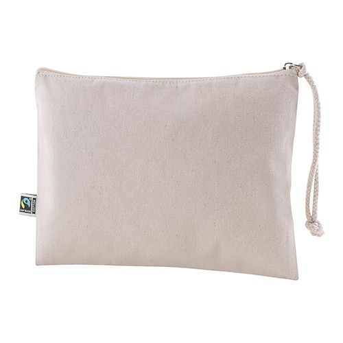 Pochette avec fermeture éclair en corde assortie. Zilena
