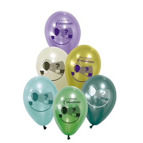 metallic latex balloon