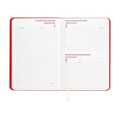 2026 daily planner with soft cover in thermo-reactive PU 2026 daily planner with soft cover in thermo-reactive PU