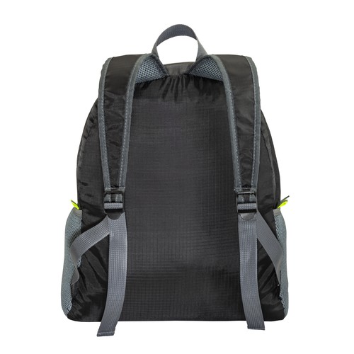 210D polyester ripstop foldable backpack, resealable in a pocket 210D polyester ripstop foldable backpack, resealable in a pocket