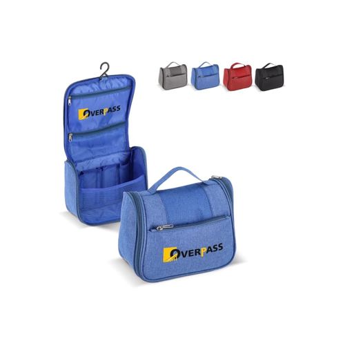 Trousse de toilette de voyage Kora en rPET 300D Trousse de toilette de voyage Kora en rPET 300D