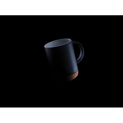 Taza de cerámica con base de corcho 280ml. Taza de cerámica con base de corcho 280ml.