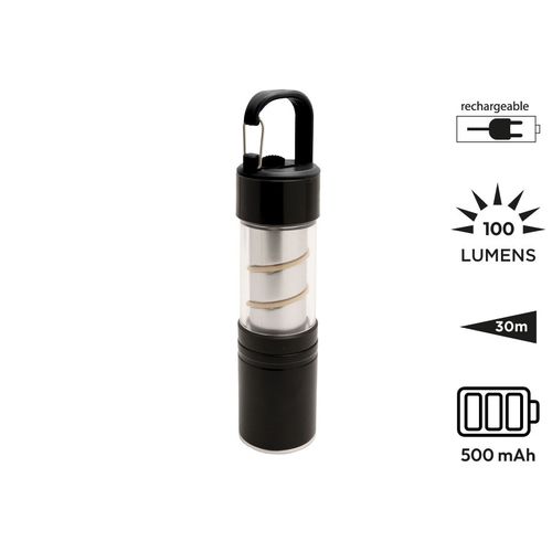 2 in 1 rechargeable lantern - flashlight 'Omega'