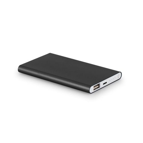 MARCET. Power bank Slim de 4 000 mAh en aluminium recyclé (100% rAL) et ABS recyclé (100 % rABS) MARCET. Power bank Slim de 4 000 mAh en aluminium recyclé (100% rAL) et ABS recyclé (100 % rABS)